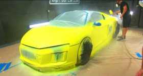 Audi R8 Car Is The Brightest In The World 6