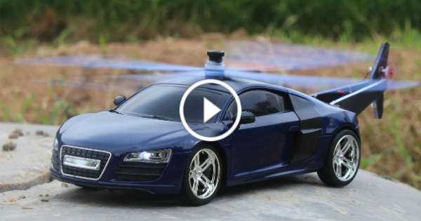Audi R8 RC Helicopter Car tutorial how to build 2