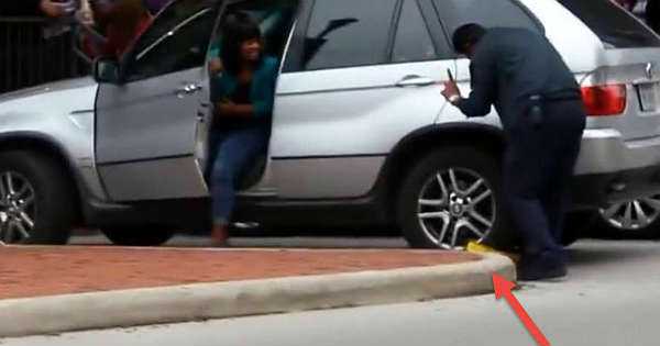 BMW X5 Drove Off With A Car Clamp 3