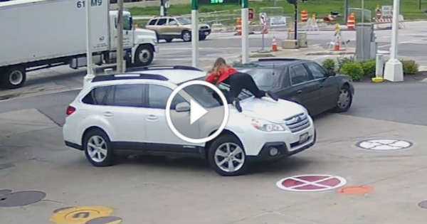 Brave Woman Stops Car Theft In Wisconsin By Climbing On The Bonnet 2 TN