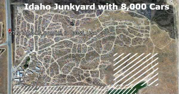 Idaho Junkyard 8000 Cars for sale 4