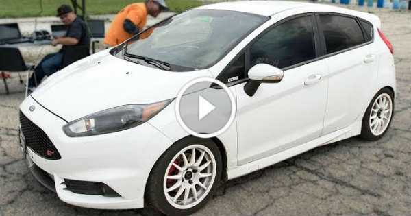 Little Fiesta Toyota Supra drag race underdog camaro 1