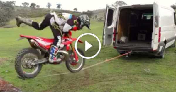 Loading a Bike into truck zipline 2