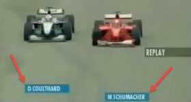 Schumacher And Two McLaren At The 2000 United States GP 6