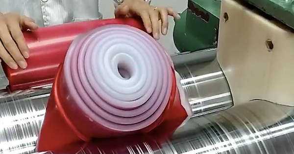 Silicone Being Rolled In A Silicone Factory 2