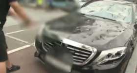 Unhappy Customer Smashes Mercedes-Benz S63 AMG Golf Club 7