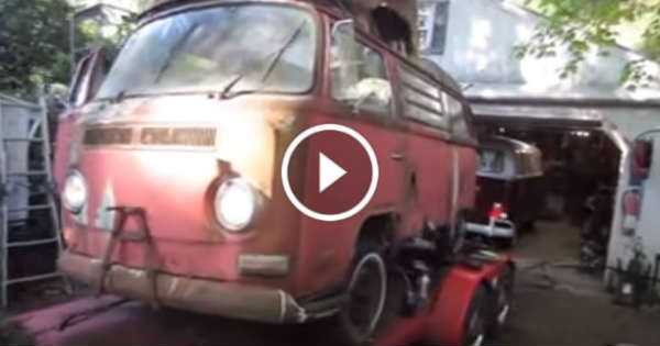 After 31 Years Classic VW Bus starts run 1