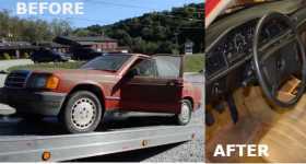 Dirty Mercedes 190E king 4