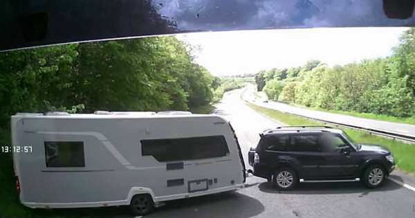 Driving SUV Nearly caused chaos 7