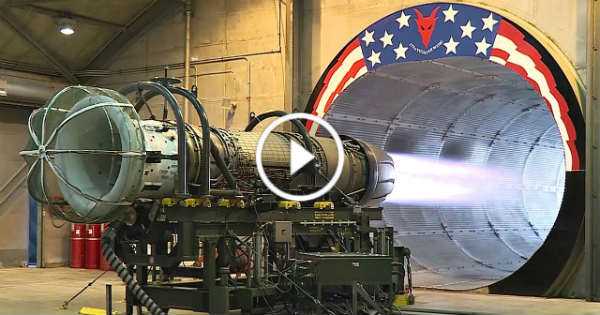 F-16 Jet turbine Tested FULL SPEED sound powerful 2