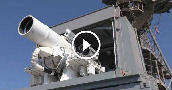 First LASER Weapon Unveiled by US Navy 1