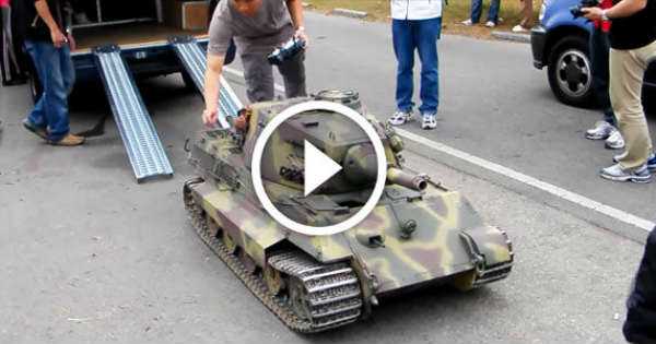 Giant RC Tank Scale Adult Toy