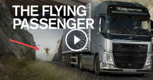 Latest Volvo FH Truck Live Test Paraglider in Flight 2