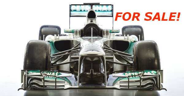 Lewis Hamiltons Formula 1 Car For Sale 2