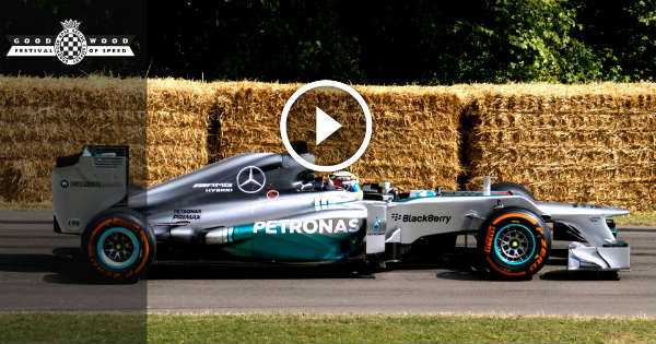 Lewis Hamilton Mercedes Formula 1 Car