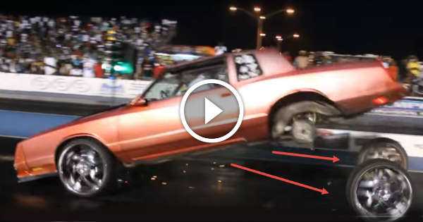 Chevy Monte Carlo Blows The WHEELS OFF