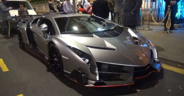 New Lamborghini Veneno Central London million 3