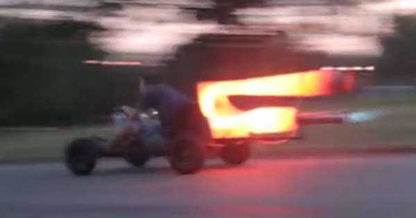 PULSE JET ENGINE And Mounted It On A GO KART 4