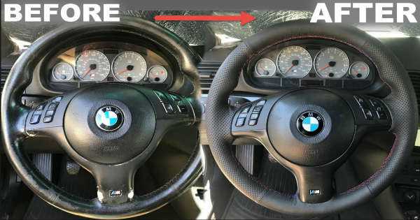 REWRAP A Steering WHEEL 1