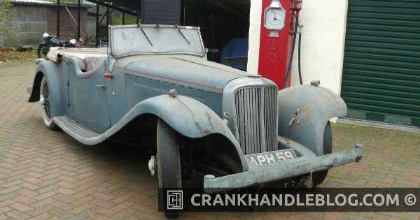 SS100 Jaguar back silence discovered barn find mysterious 3