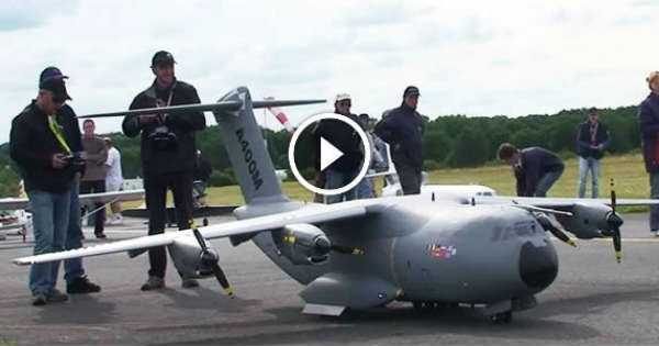 Small RC Version Of A Huge Airbus A400M Atlas 1