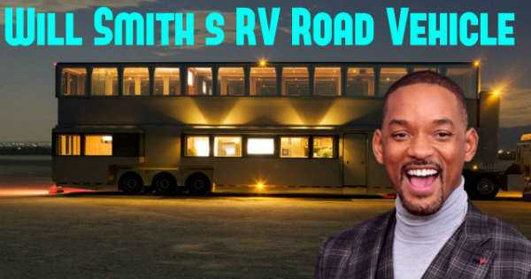Will Smith Motorhome 2 story trailer luxurious 11