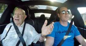 97 Year Old in a Tesla 1
