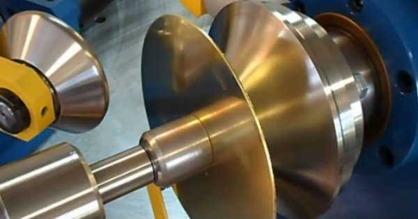 Brass Lamp Top made how process spinning 1