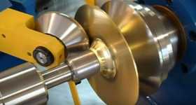 Brass Lamp Top made how process spinning 2