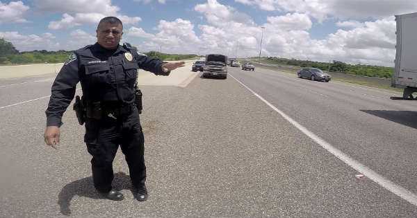 Cop meets Real Pro HERO Highway Help 2