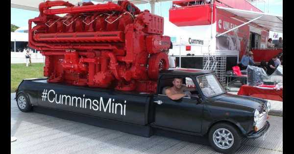 Cummins Mini truck comeback goodwood festival 4400 hp 2