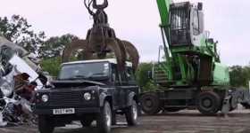 Customs Seized destroyed 40 Land Rover Vehicles Failing Safety Rules 3