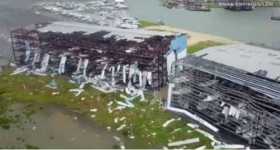Drone Footage Shows Hurricane Harveys Destruction 1