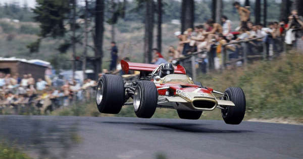 Flying Formula 1 Cars at the Nrburgring in 1967 2