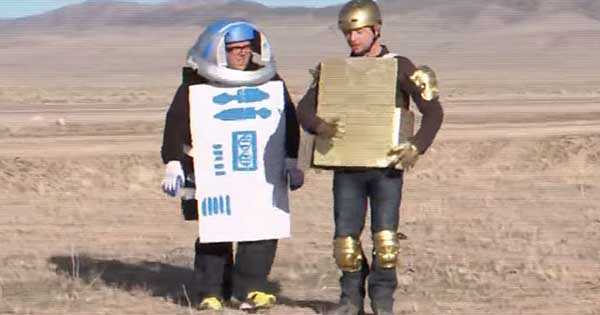 Funny Star Wars Skit Simon Pegg 2