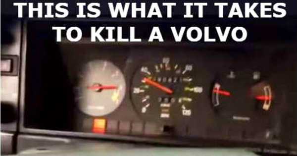 Guy Abuses Poor Volvo kill car destroy 6