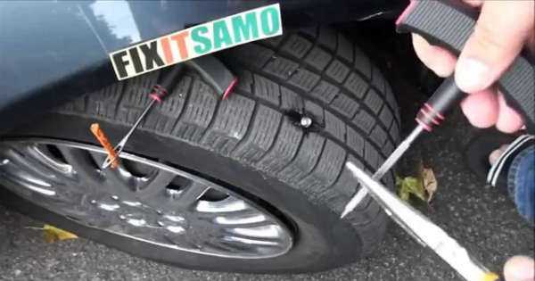 How to FIX A FLAT TIRE 1