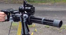 Lego Minigun realistic working 2