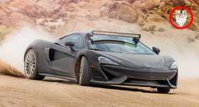 McLaren 570 GT Offroading On Dusty Dirt Road 1