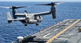 Military jet performs a Vertical Landing 1