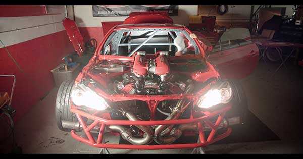 Modified Toyota Ferrari Engine 1