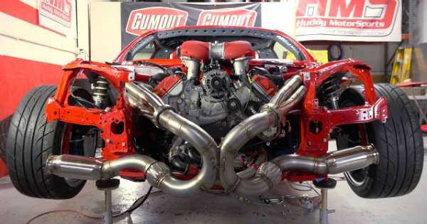 Modified Toyota Ferrari Engine 4