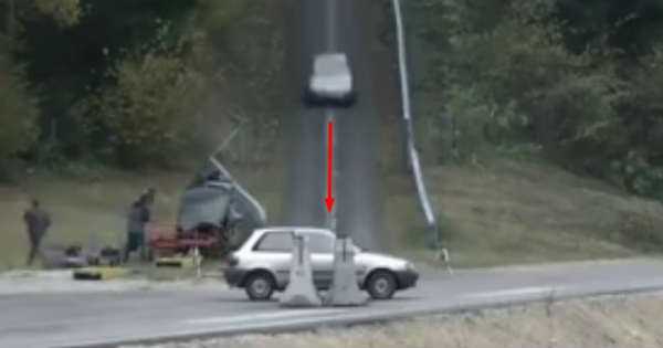 Opel Omega Crash Test 200 km h 1