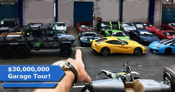 POV Walkthrough inside most expensive garage cars 4