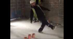 Plumbers Pull A Hilarious Prank On Electrician 1