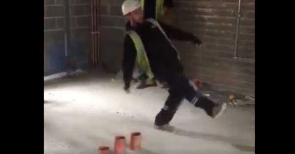 Plumbers Pull A Hilarious Prank On Electrician 1