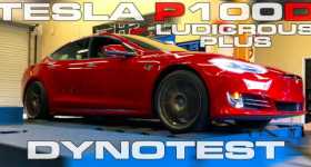 Tesla Model S P100D Placed Dyno test 2