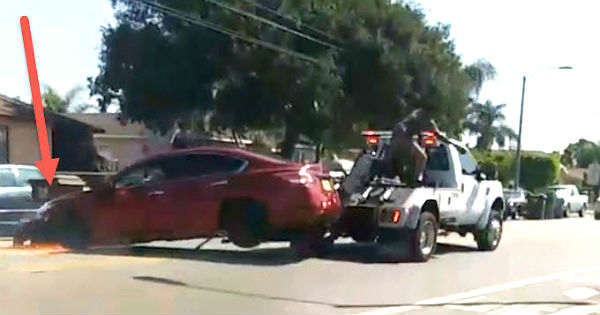 This Guy DRAGS REPOSSESSED CAR 1