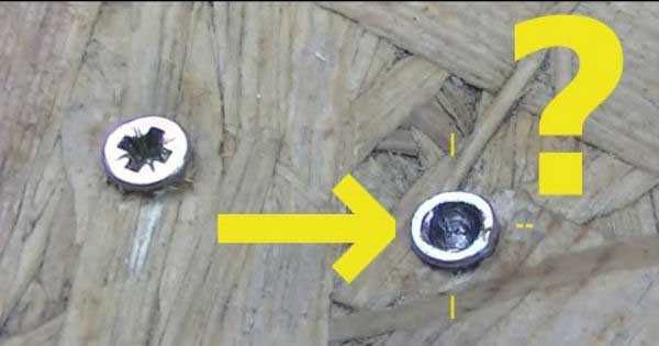 remove broken screw 1