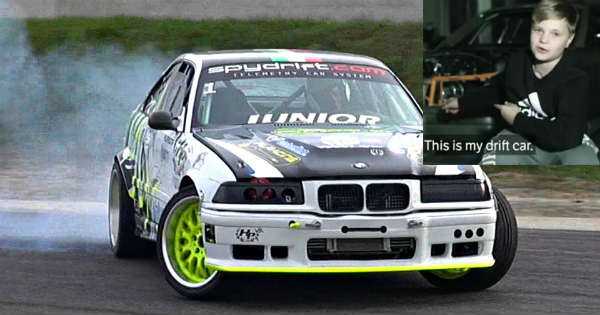 12 Years Old Boy BMW M3 Drift Car 12